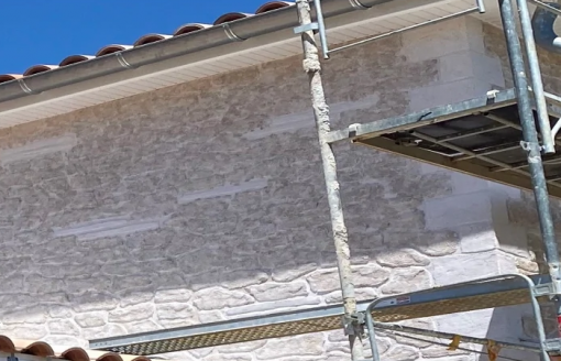 Matriçage enduit façade Cornebarrieu – enduiseur façadier EAF Façade 31 Colomiers