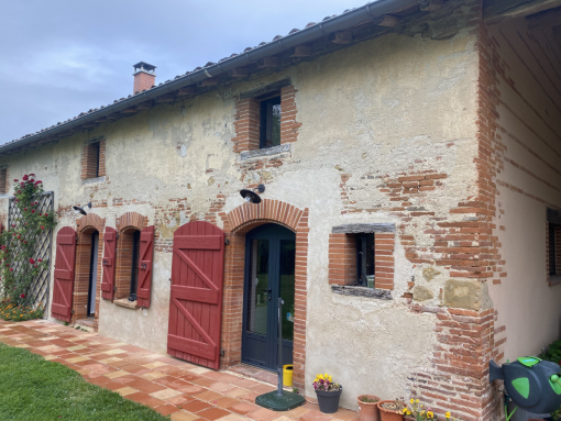 Rénovation façade enduit après travaux Brax – ravalement EAF Façade 31