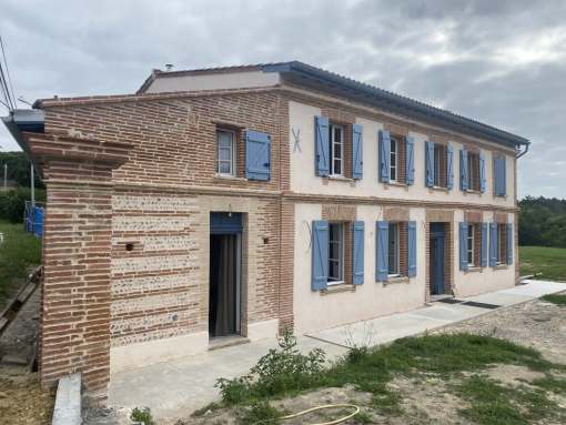 Rénovation façade enduit après Fonsorbes – enduiseur façadier EAF Façade 31