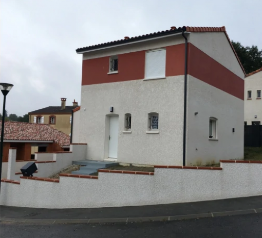 Enduit projeté façade maison individuelle Colomiers – enduiseur EAF Façade 31