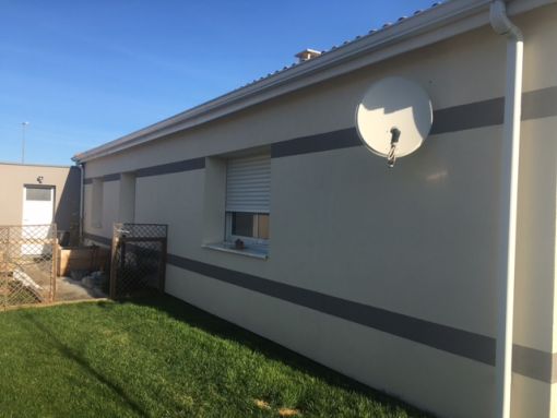 Rénovation façade maison individuelle Cornebarrieu – façadier EAF Façade 31 Colomiers