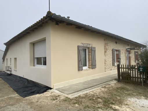 Isolation thermique extérieure ITE après travaux La Salvetat-Saint-Gilles – EAF Façade 31