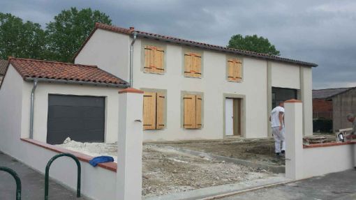 Rénovation façade enduit gratté Toulouse – ravalement EAF Façade 31 Colomiers