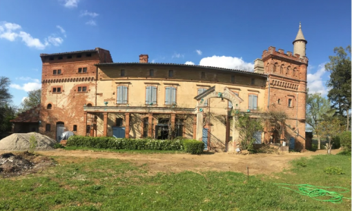 Rénovation château Montbrun avant ravalement – façadier enduiseur EAF Façade 31 Toulouse